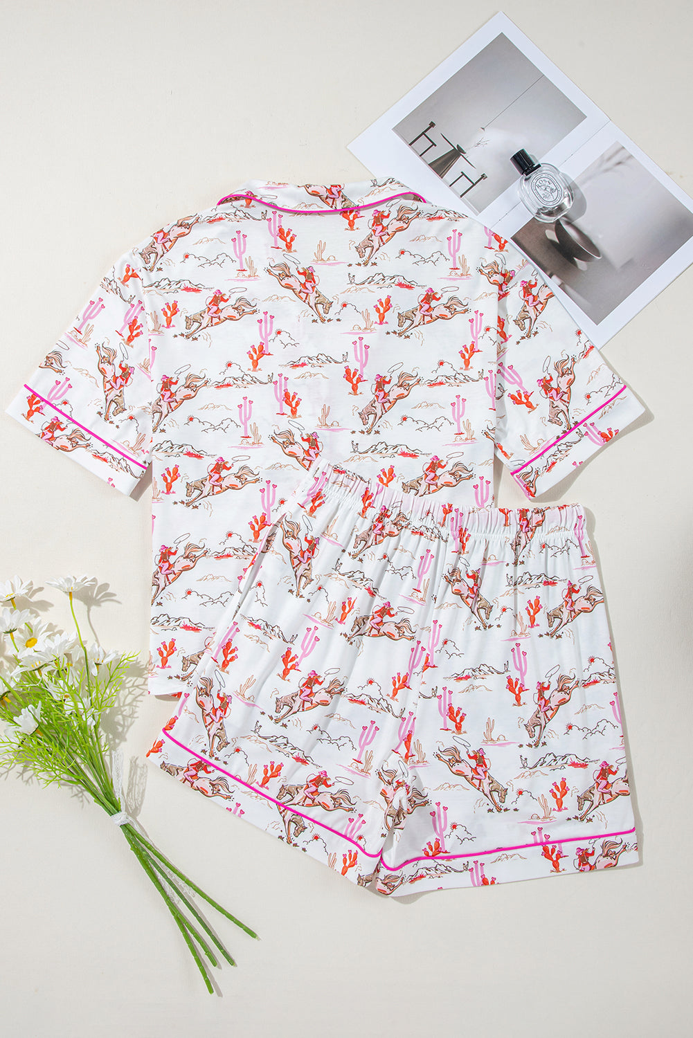 Cowgirl Print Pajamas Set