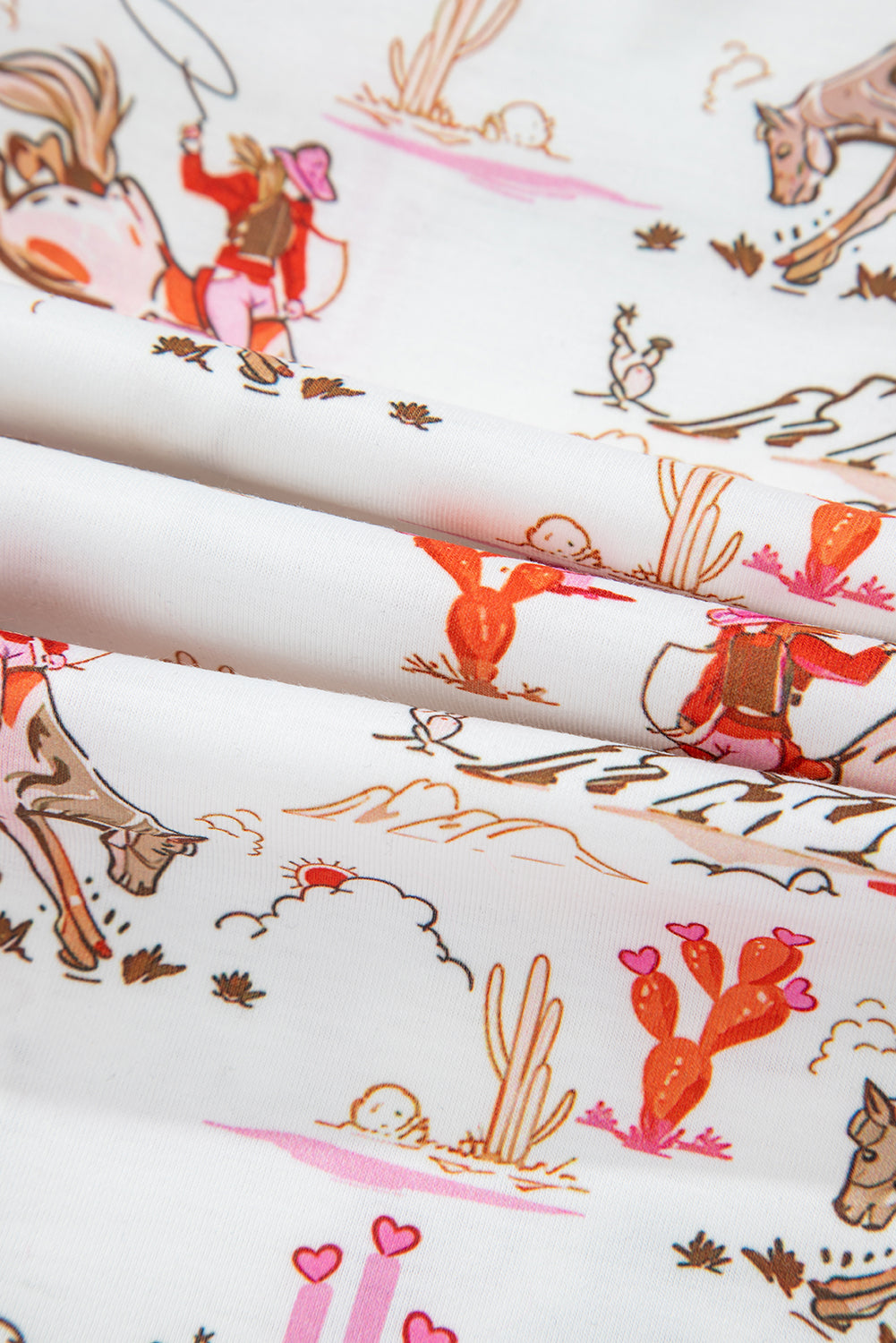 Cowgirl Print Pajamas Set