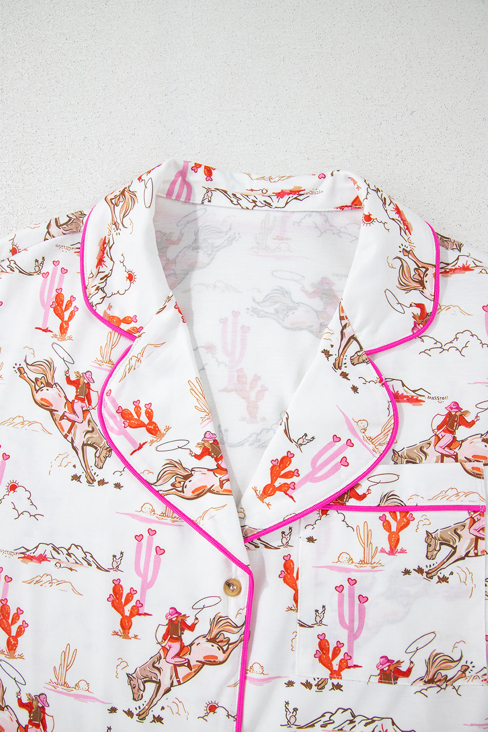 Cowgirl Print Pajamas Set