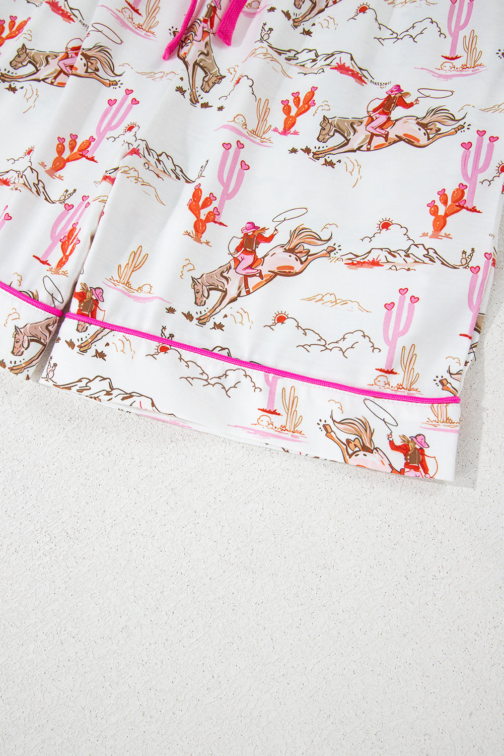 Cowgirl Print Pajamas Set