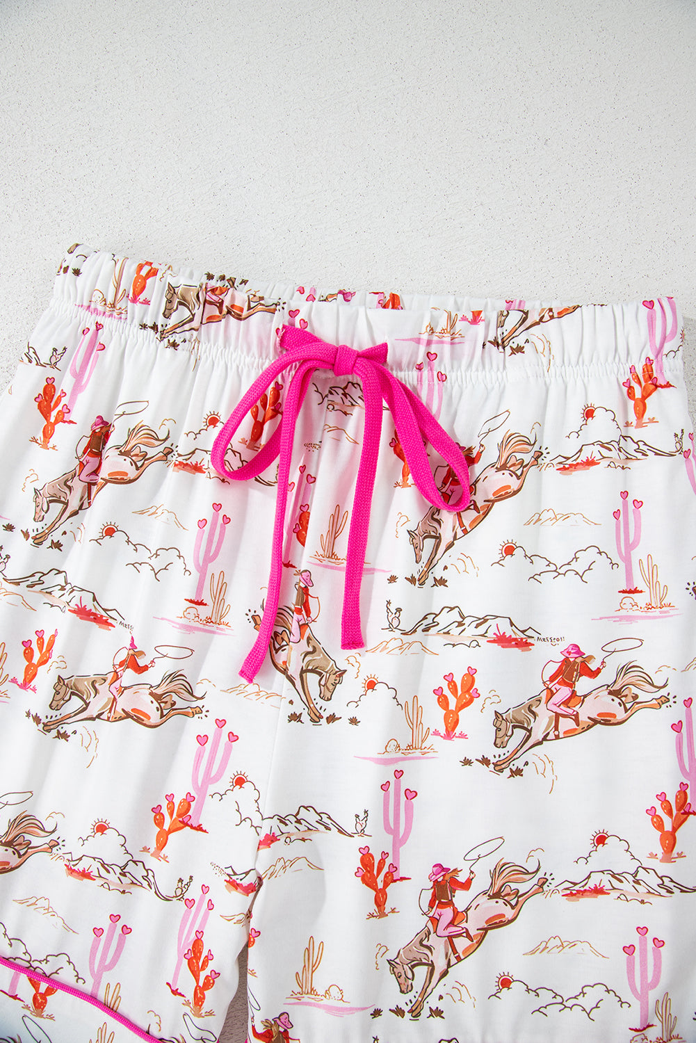 Cowgirl Print Pajamas Set