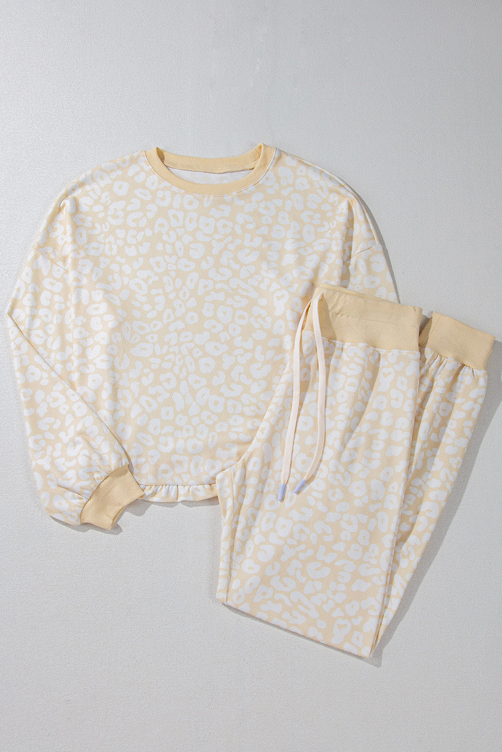 White Cheetah Loungewear