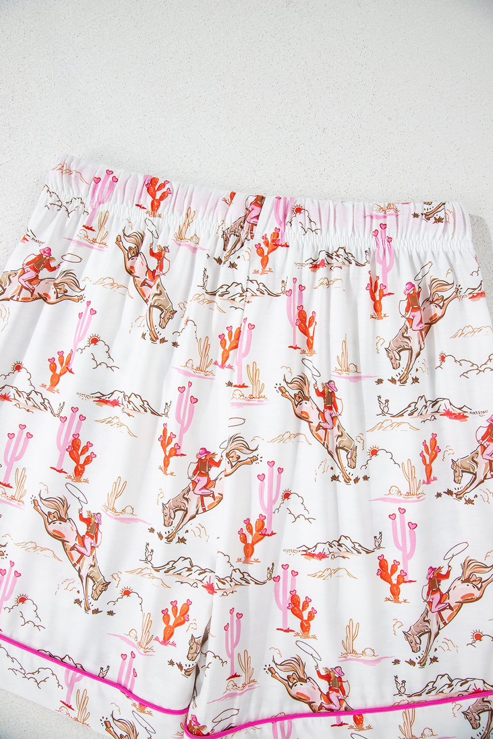 Cowgirl Print Pajamas Set