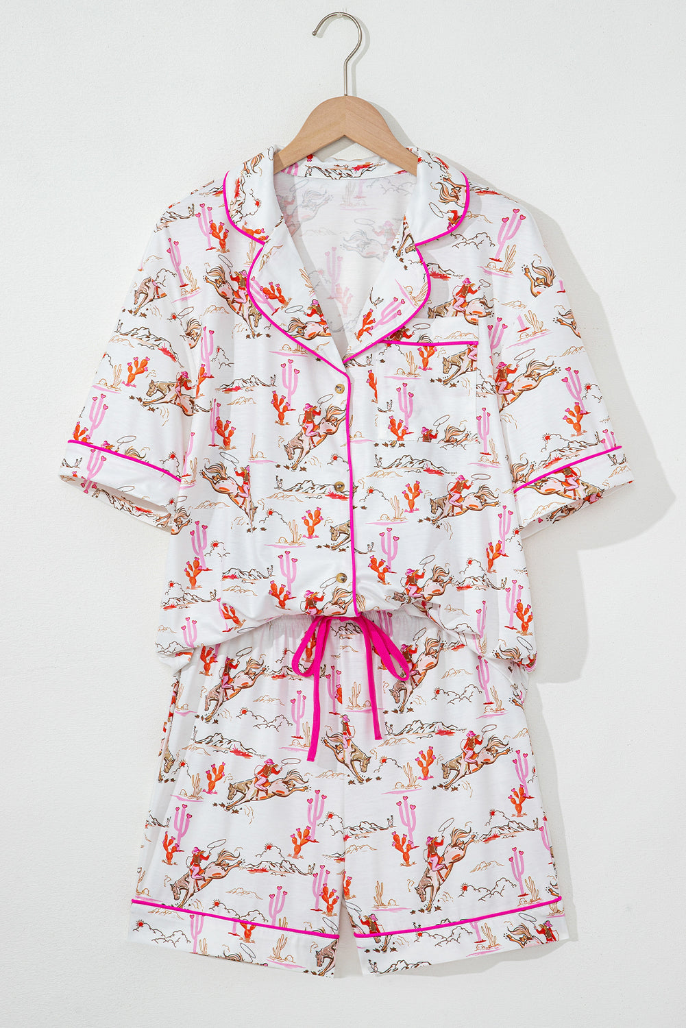 Cowgirl Print Pajamas Set