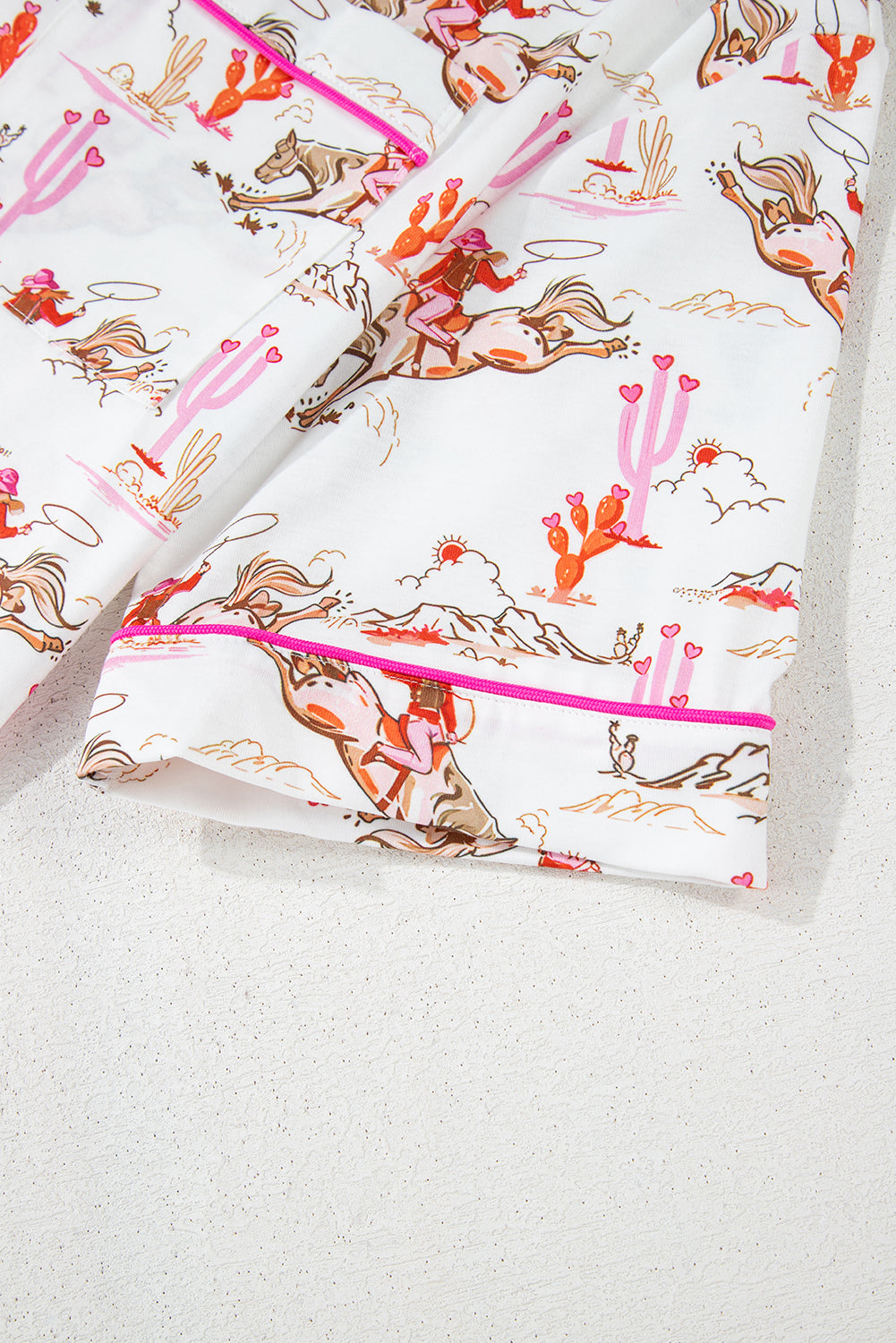 Cowgirl Print Pajamas Set