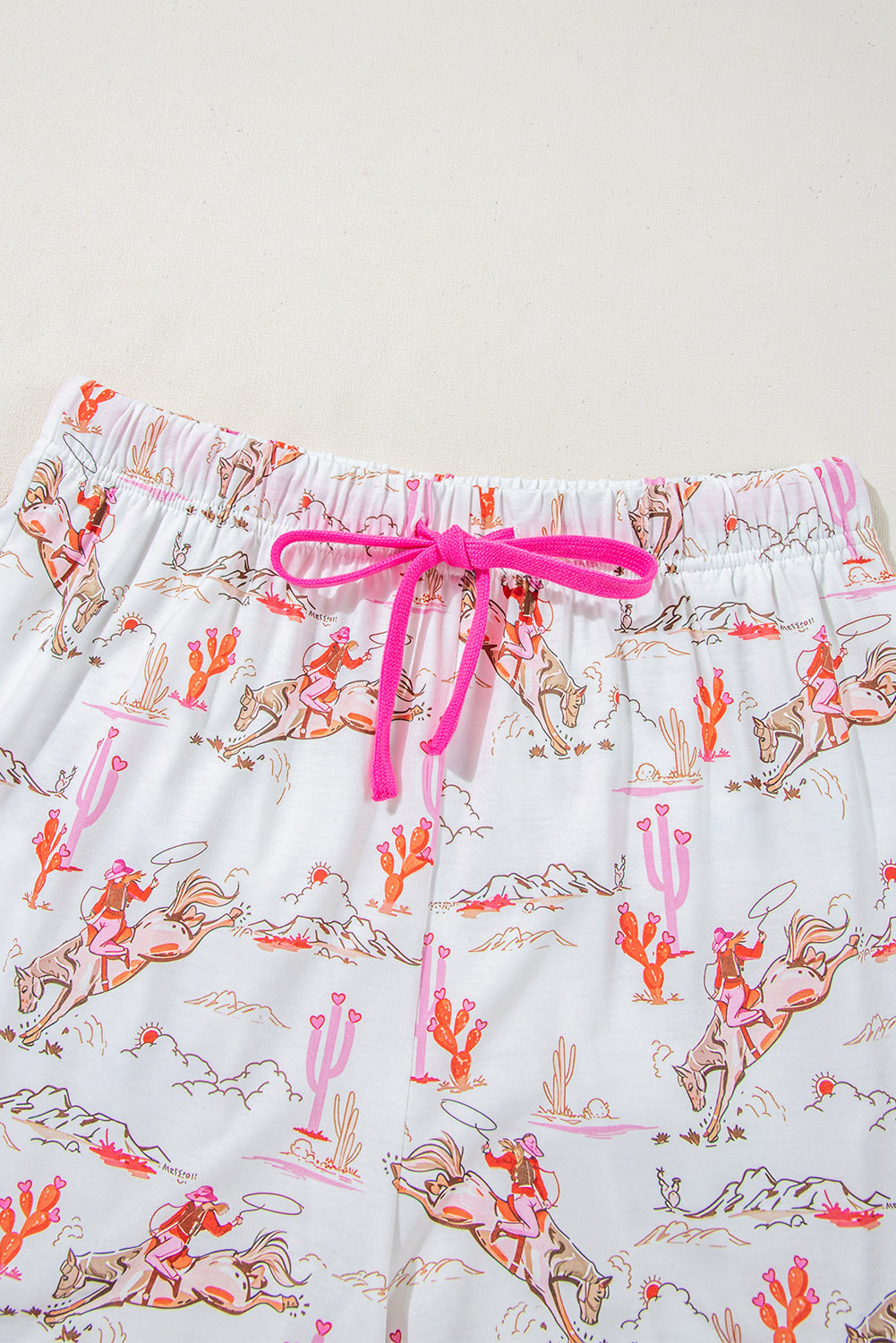 Cowgirl Print Pajamas Set