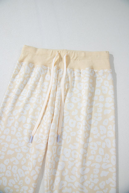White Cheetah Loungewear