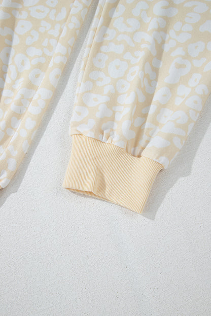 White Cheetah Loungewear